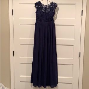 Navy blue dress